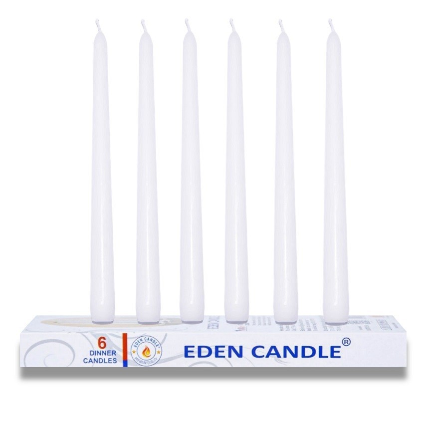 [BST Đủ 22 màu nến taper HOT] Nến thơm Eden Candle, Hộp 6 nến thơm taper EDC2331 25cm, phù hợp nhiều