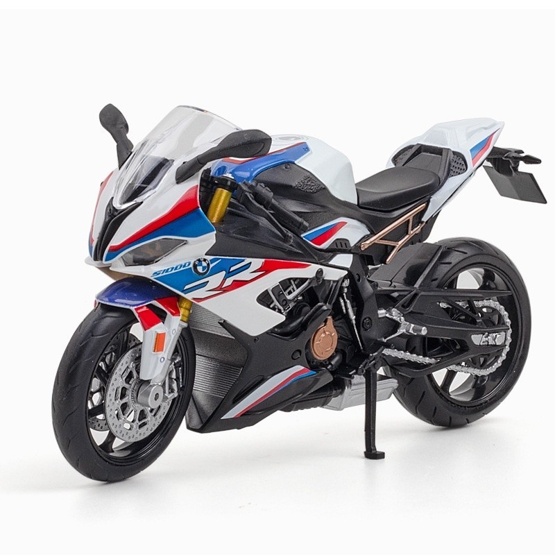 Mô hình ô tô Mô phỏng 1 đến 12 BMW Honda S1000RR hợp kim mô hình xe máy đồ trang trí