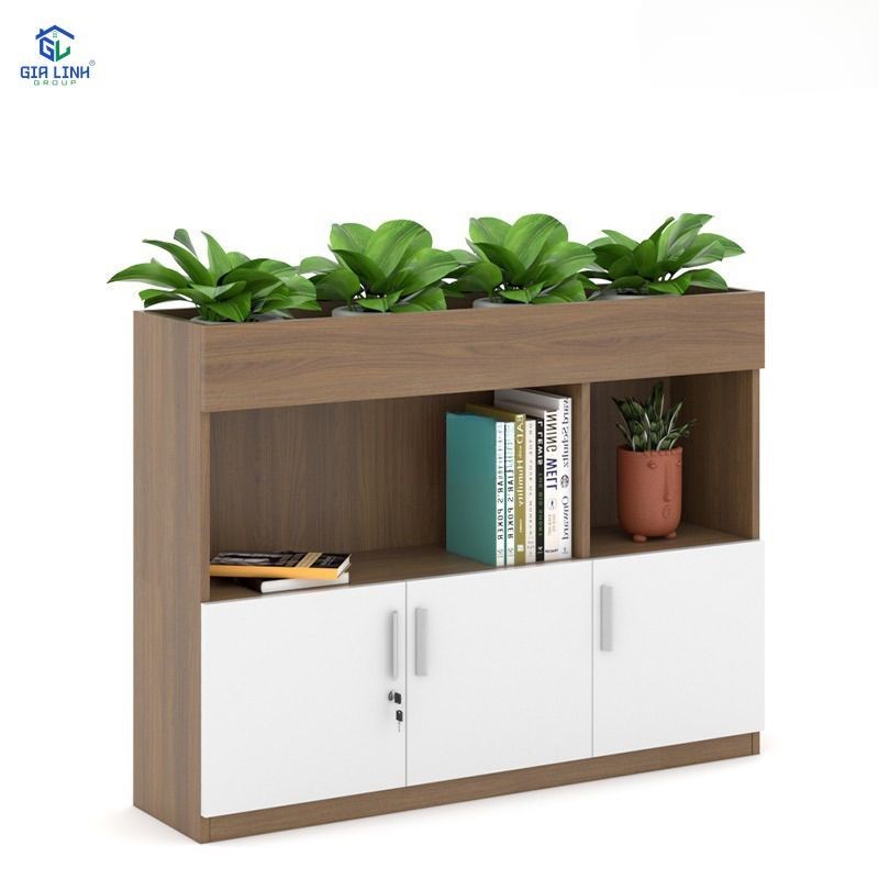 Tủ cây trang trí gỗ MDF phủ melamine chống ẩm