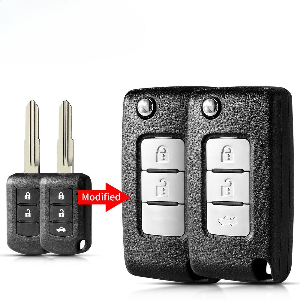Mới sửa đổi cho Mitsubishi Montero GLX, Mirage GLX, Xpander GLX, Strada GLX phụ kiện chìa khóa lật h