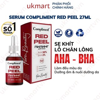 Serum Red Peel Compliment AHA 30% + BHA 2% cải thiện làn da, se khít chân lông 27ml