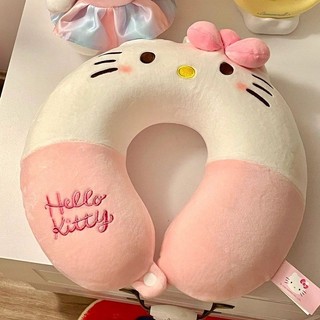  Hellokittyu-Shaped Pillow Cute Cartoon Neck Pillow Hello Kitty Nap Plush Toy Gift Female Vf8v 