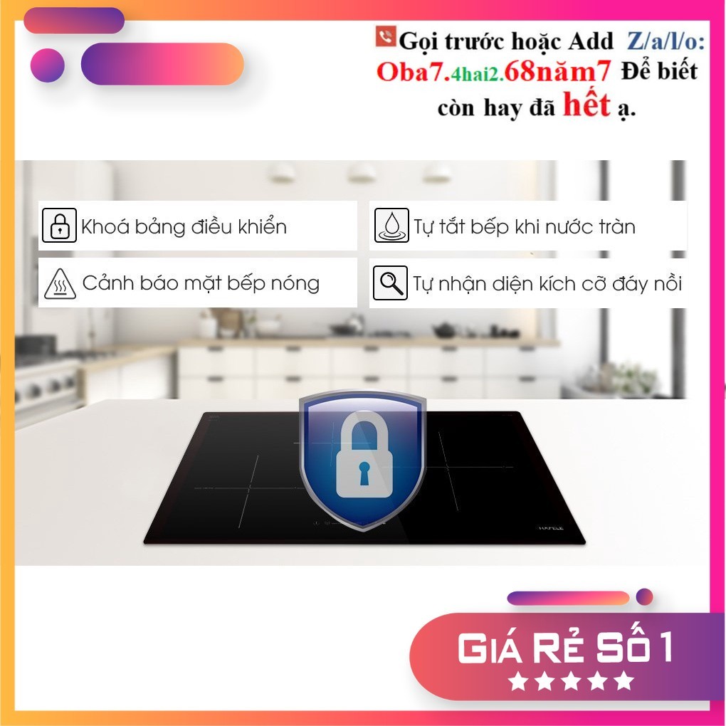 Sale Bếp từ 3 vùng nấu Hafele HC-I773D 536.01.905