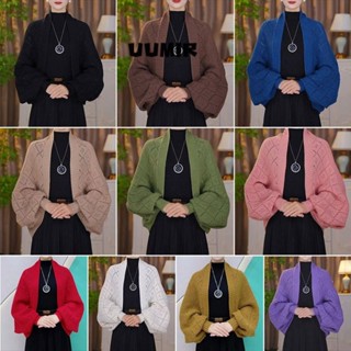 Khăn choàng dệt kim UUMIR, Áo len Cardigan tính khí Áo khoác ngoài vai Khăn mùa thu đông, Bảo vệ cột sống cổ ấm áp dài tay ấm áp dành cho nữ