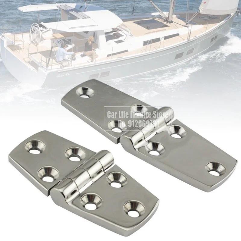 1 / 2 / 4 Bền 76 * 38 * 4mm / 102 * 38 * 4mm / 40 * 76 * 1.92mm Cửa Thuyền Bản Lề Tủ Dập Biển Phần C