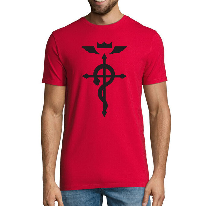 Áo thun nam tay ngắn hình tượng Edward Elric từ Fullmetal Alchemist