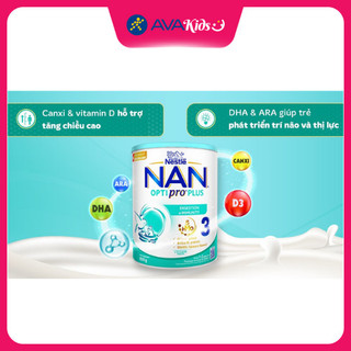 Sữa bột NAN Optipro Plus số 3 800g (1 - 2 tuổi)