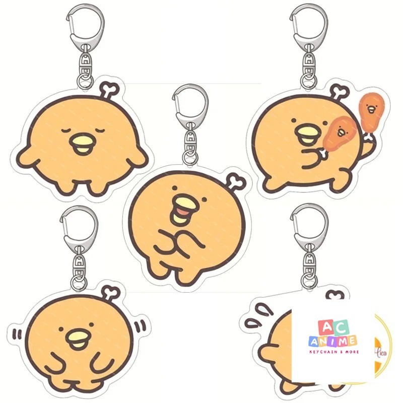 Móc khóa Creative Dancing Chicken Cartoon Chick Cute Chicken Doll