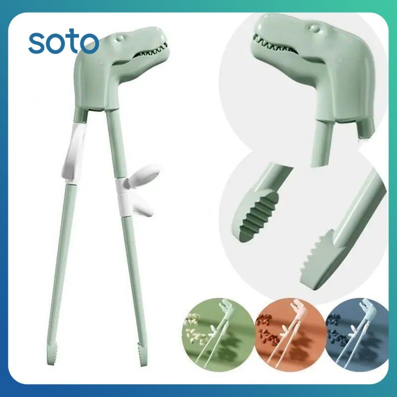 ♫ Training Chopsticks Cute Dinosaur Children Chopsticks For Sushi Baby Kids Child Enlightenment Tabl