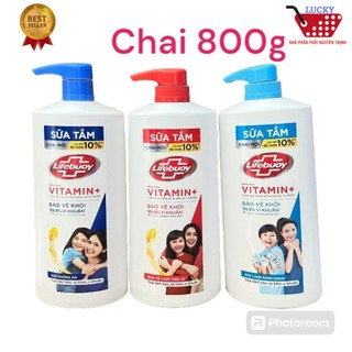  Sữa Tắm Lifebuoy 800g Ion Bạc Chính Hãng - Bảo Vệ Cơ Thể Khỏi 99,9%Vi Khuẩn 