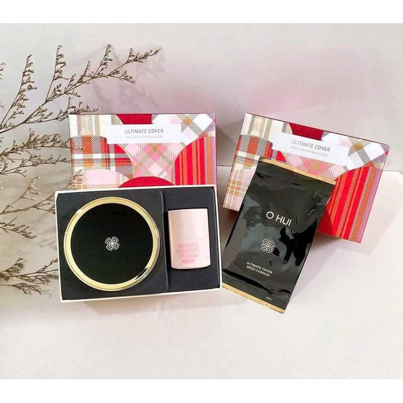🍀 SET CUSHION OHUI ĐEN MESH KOREA🍏🍏