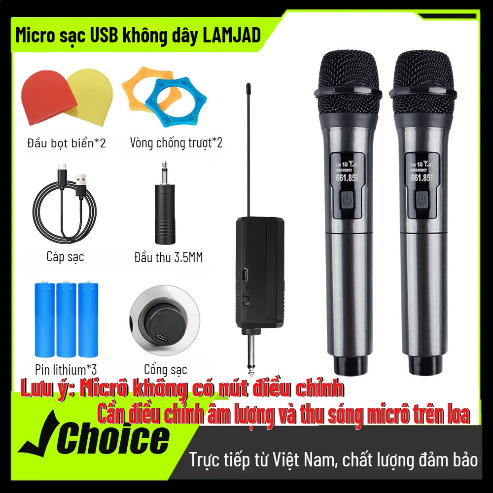 Bộ Micro Không Dây Karaoke 108 Hoạt Động Với Tất Cả Các Loa, Bộ Khuếch Đại, Âm…