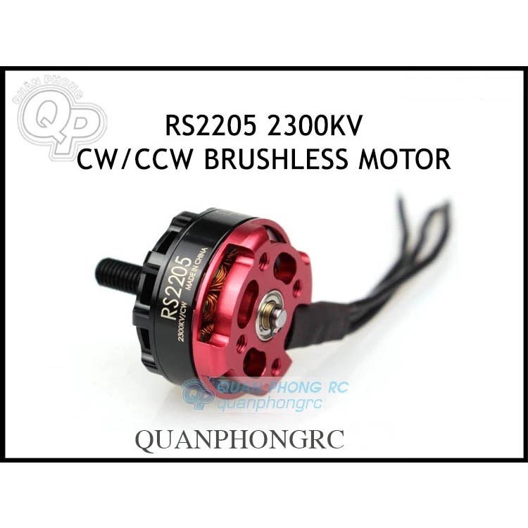 Động cơ motor RS2205 2300KV RaceSpec Brushless Motor CW/CCW 3-4S (không jack)