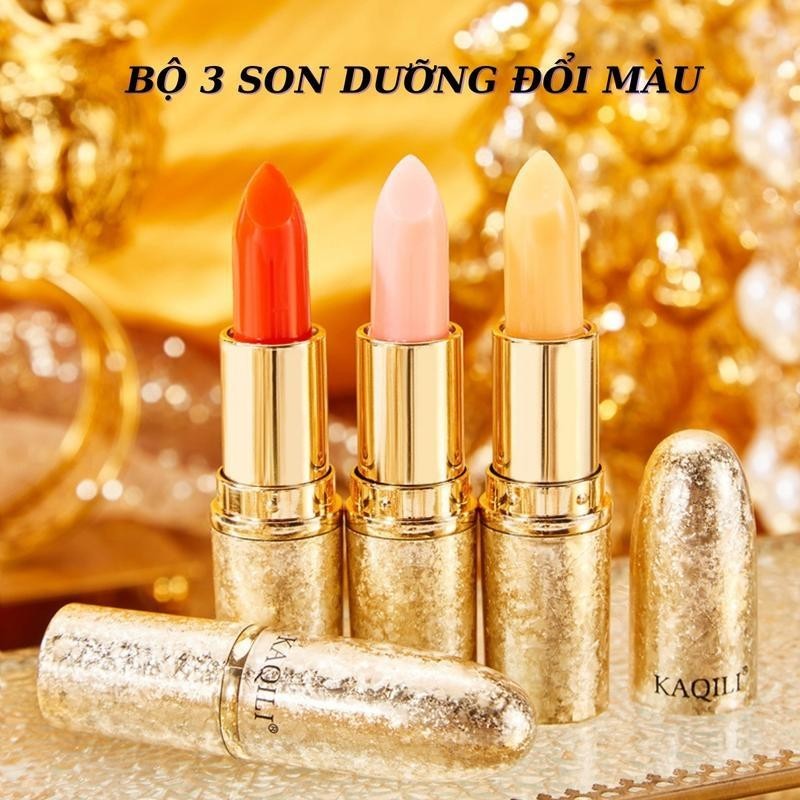 Son dưỡng môi ngày đêm đổi màu KAQILI trang điểm makeup làm đẹp SON06