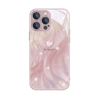  Ốp lưng iphone XR Xsmax 11 12 13PRO 14 PLUS 15  16 17 PROMAX Vỏ cứng TPU Gương kính hoạt hình nghệ thuật gradient họa tiết tình yêu chống rơi chống sốc mô hình mới thời trang 
