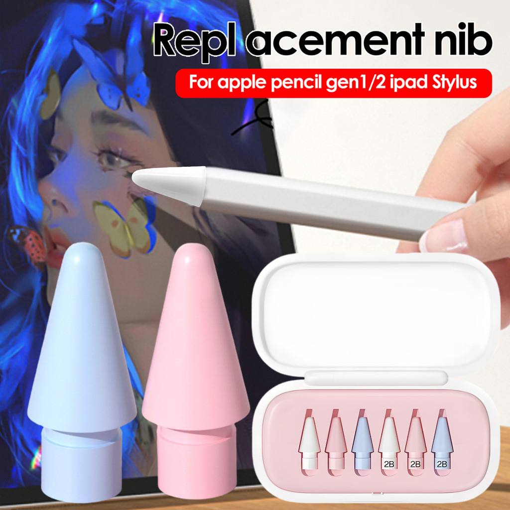 Nâng cấp Đầu bút cảm ứng thay thế cho Apple Pencil 1 / 2 - Bộ ngòi bút chì hai lớp đa năng cho IPenc