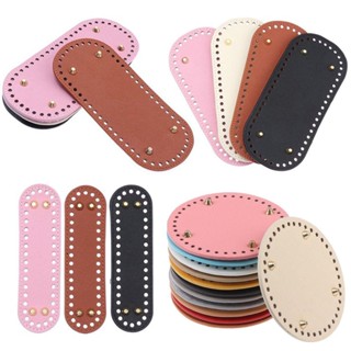 Đế túi da PU đục lỗ sẵn làm đáy túi handmade nhiều size