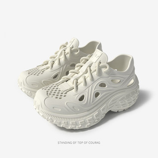  AYUER Sizes 35-45 Dép Thể Thao Ngoài Trời 2025 Mới EVA 5CM Đế Dày Xăng đan Đi Biển Cho Nam Nữ 