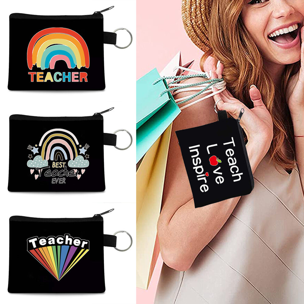 Teacher's Day gift wallet, mini cute multi-functional coin key holder, mini wallet storage bag Patte