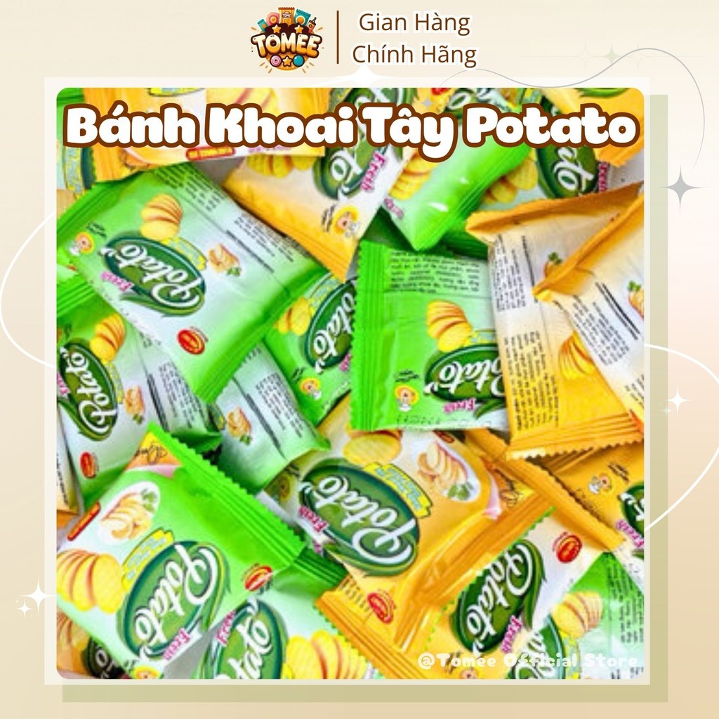 500G Bánh Khoai Tây Potato Minh Phát, Bánh Potato, Bánh Quy, đồ ăn vặt AVLS
