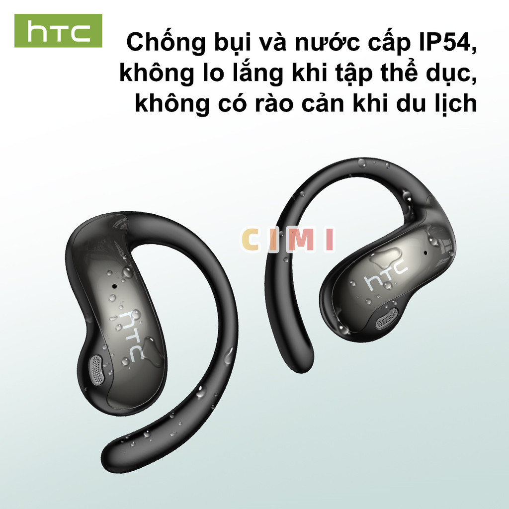 Tai nghe Bluetooth HTC NE19 Dẫn truyền xương Tai nghe thể thao Khử tiếng ồn không dây Tai nghe chơi game Dịch AI Tai nghe Bluetooth 144 ngôn ngữ | BigBuy360 - bigbuy360.vn