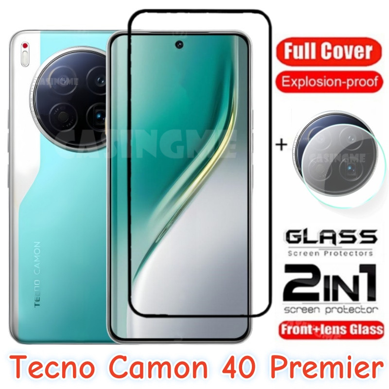 Dành Cho Tecno Camon 40 Premier 2025 Bảo Vệ Màn Hình Trong Suốt Full Cover Phim Cho Tecno Camon40Pre