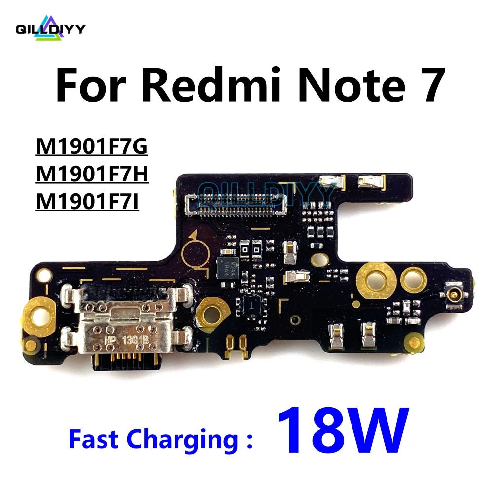 1 Cái Cho Xiaomi Redmi Note 7 USB Sạc Kết Nối Ban Dock Cổng Sạc Micro Cáp Mềm Note7 M1901F7G M1901F7