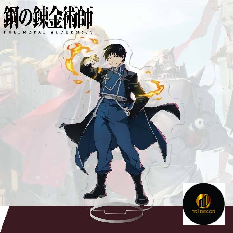 Móc Khoá, Mô Hình Standee Anime Giả Kim Thuật Sư Nhân Vật Edward Elric Alphonse Elric Trang Trí Bàn 