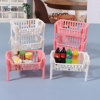 YOWEI 1 / 12 Nhà Búp Bê Thực Phẩm Trái Cây Giỏ Chứa Đồ Búp Bê Nhà Xếp Chồng Giỏ Nhà Búp Bê Phụ Kiện Trang Trí VN