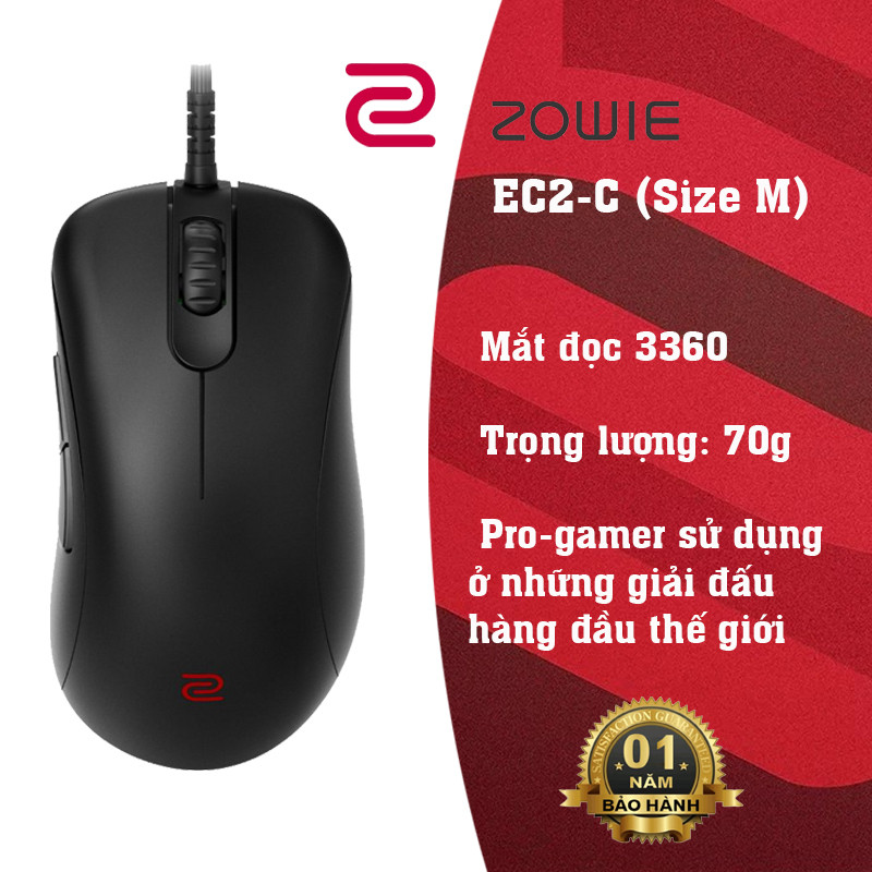 Chuột ZOWIE chuyên chơi game eSport EC2-C (Size M)