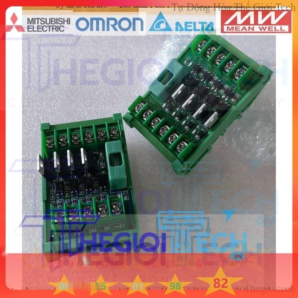 Bảng mạch khuếch đại PLC 4 kênh Bảng cách ly đầu vào NPN đầu ra NPN có đế cày