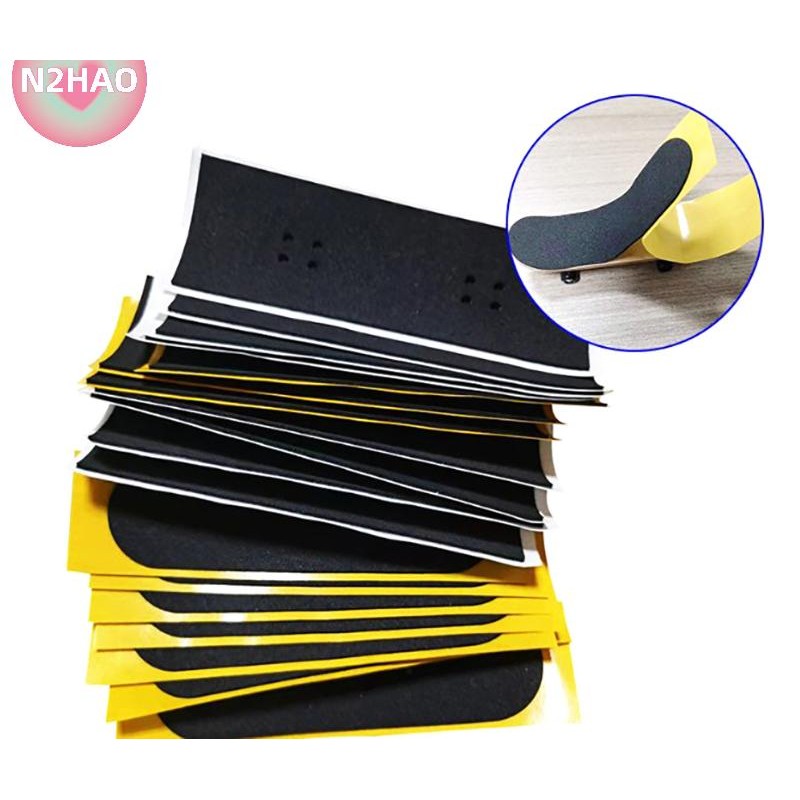 N2hao Fingerboard Foam Grip Tapes Cho Ngón Tay SkateBoard Gỗ Chống Trơn Trượt Ván Ngón Tay Sàn Băng 