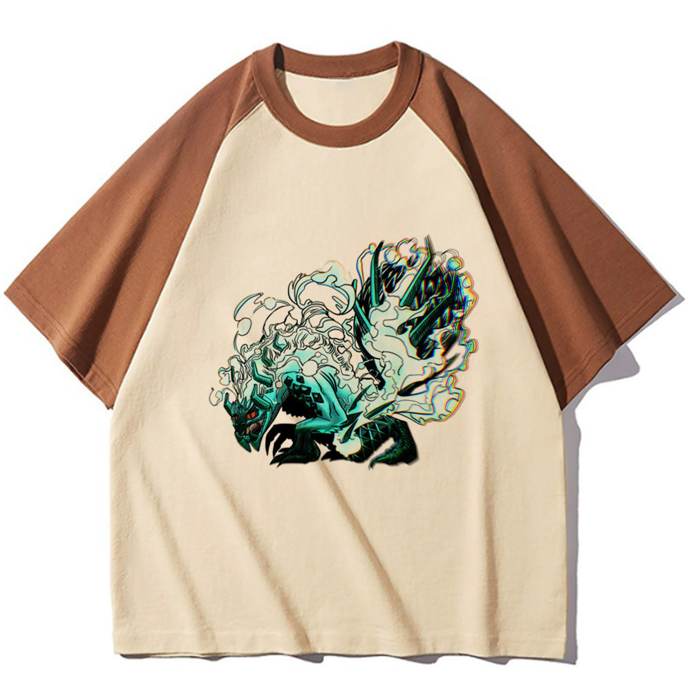 Kaiju No 8 áo thun nữ hoạt động mặc thoải mái thiết kế áo thun cô gái quần áo manga