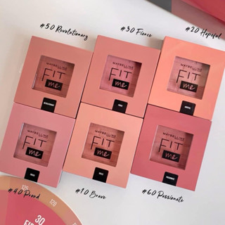   Chiết mini  Phấn má hồng M@ybe F.i.t Me Mono Blush - Tiny Try Cosmetic 