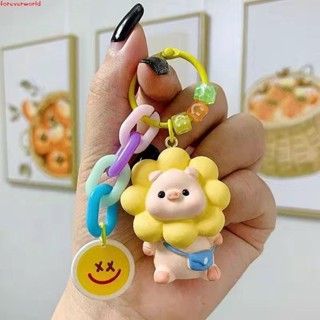 Acrylic Hướng Dương Lợn Móc Khóa Hoạt Hình Cặp Đôi Động Vật Đồ Chơi Móc Khóa Cho Giáng Sinh Quà Tặng Ngày Trẻ Em