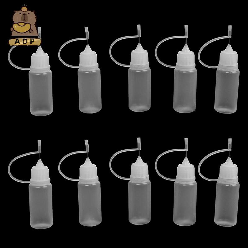 [ADP]10pcs 10ML Glue Applicator  Squeeze Bottle for Paper Quilling DIY Craft vvn