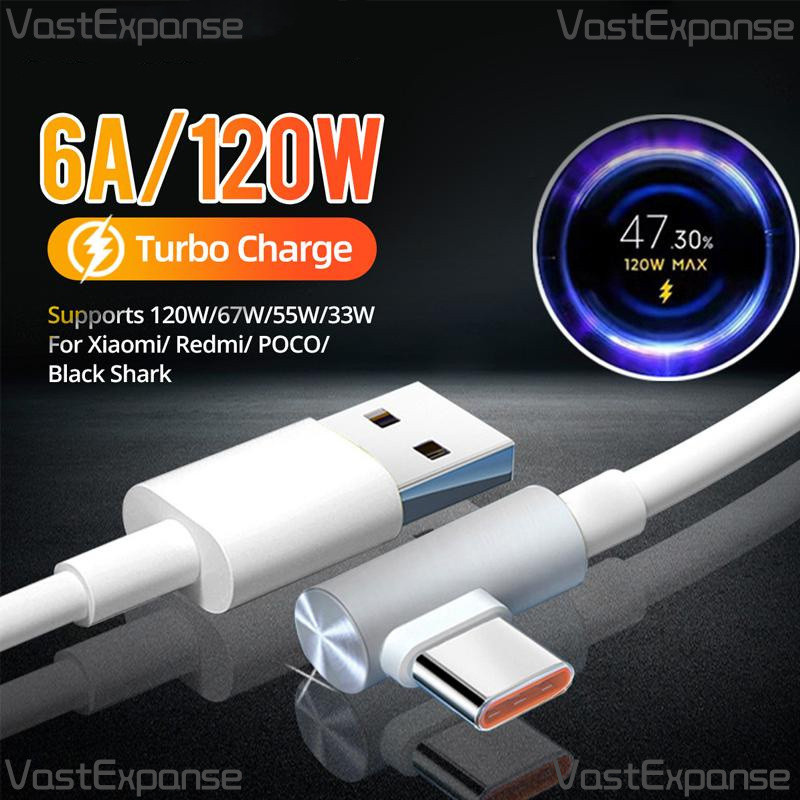 Thích hợp cho cáp sạc Xiaomi 120W cho cáp dữ liệu Xiaomi 15 14 13 10 13pro 67W Dây sạc Turbo Poco F4