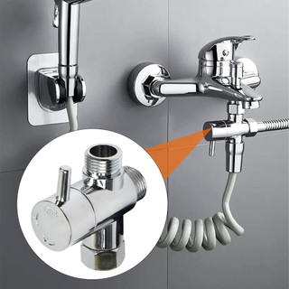  Đồng thau chất lượng cao Đa chức năng 3 chiều Đầu vòi hoa sen Bộ chuyển đổi chức năng Van chuyển đổi cho bồn cầu Bidet 