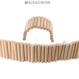 Thang leo núi ZHUXAOWAN Hamster, Cầu treo Hamster có thể uốn cong bằng gỗ, Kết nối dòng dây hàng rào Trang trí lồng đa chức năng Hamster Đồ chơi môi trường sống Chuột