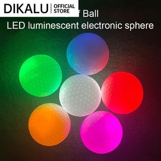 Bóng Golf LED Lấp Lánh Sáng Bóng Golf Flash Bóng Golf Bóng Phát Sáng Bóng Tập Luyện 3 Lớp Bee Hole Giảm Sức Đề Kháng Bóng Golf Phát Sáng Dưới Lực beautysecret1
