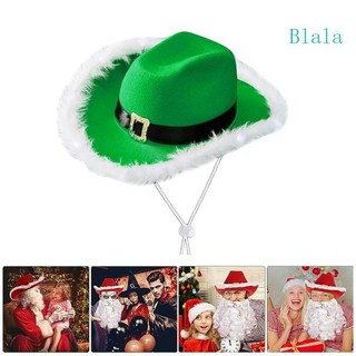 Blala Phát Sáng Mũ Cao Bồi Lông Vành Ông Già Noel Mũ Câu Lạc Bộ Đêm Mũ Ảo Thuật Gia Mũ Phụ Kiện