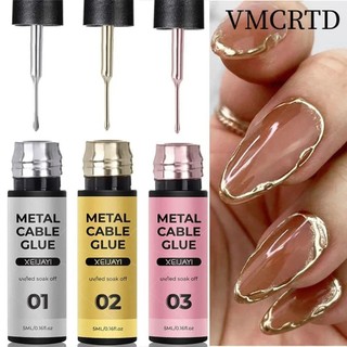 Vmcrtd Gel Ba Lan, Vẽ UV Gel Gương Gel Sơn Móng Tay, Thời Trang Móng Tay Nghệ Thuật Bạc Gương Lấp Lánh Móc Cạnh Gương Gel Móng Tay