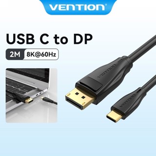 Cáp chuyển đổi USB sang DP Vention 8K 60Hz/2K144Hz kết nối USB C sang laptop/máy chiếu 1080P  - Hàng Chính Hãng