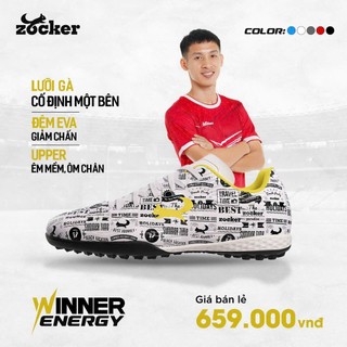 Giày Bóng Đá Zocker Winner Energy - Hàng Chính Hãng, Full Box