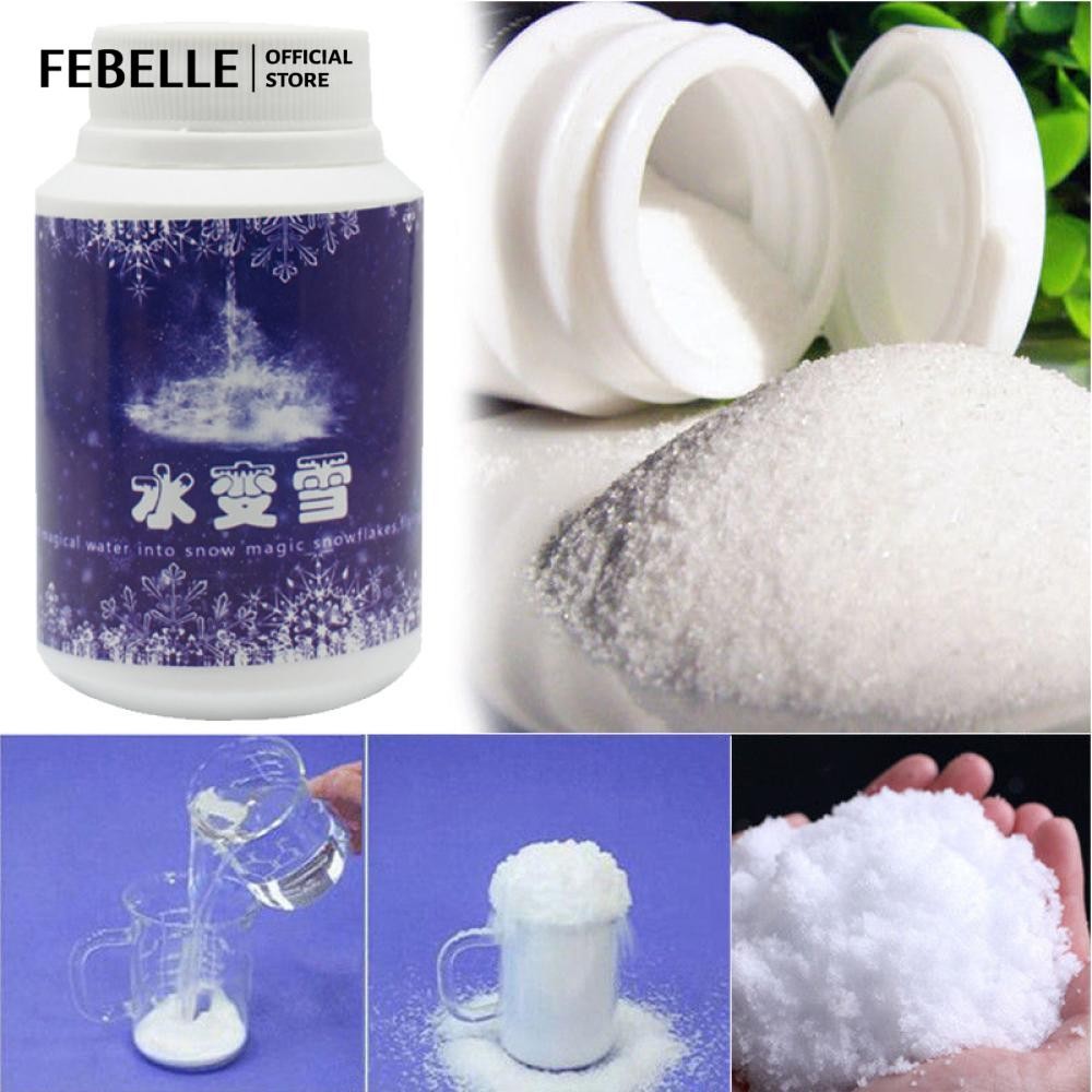 Diy Handmade Instant Snow Magic Bột tuyết nhân tạo Trang trí lễ hội Giáng sinh