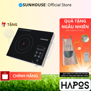Bếp hồng ngoại Sunhouse SHD6011/SHD6017 cảm ứng Chính hãng, bêp điện đơn không kén nồi thay bếp ga trong nhà bếp - HAPOS