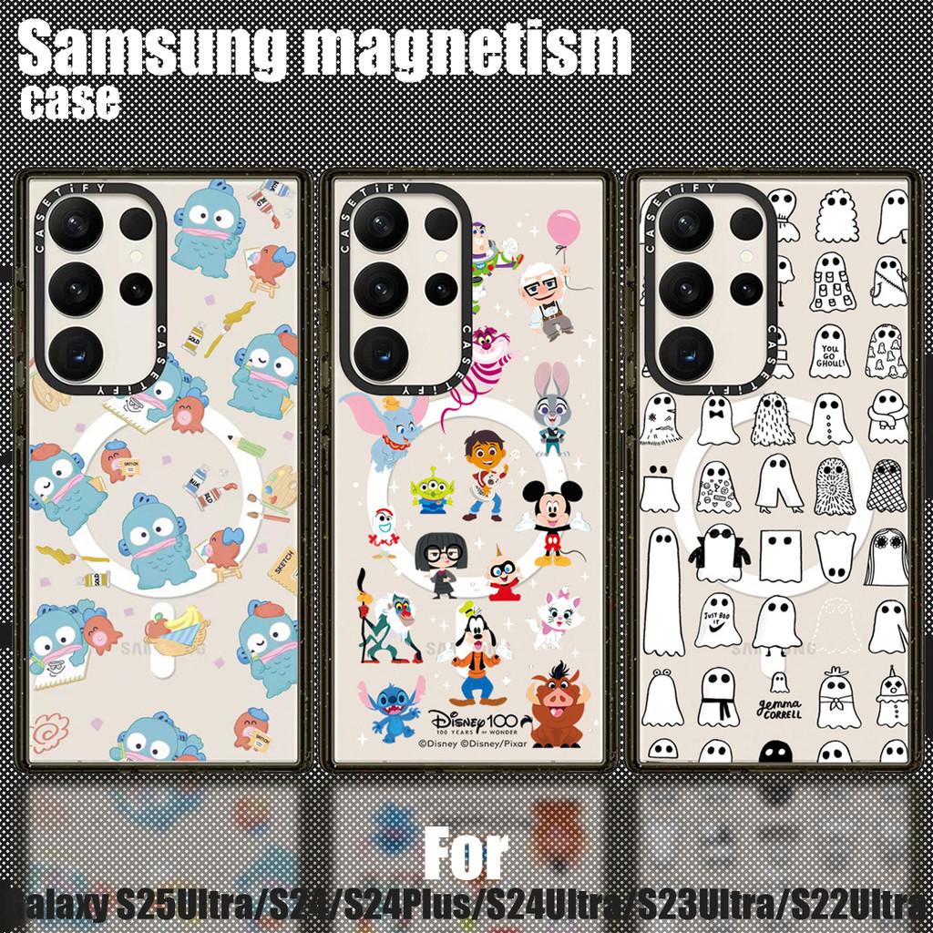 Ốp Điện Thoại Ghost-Acryl Sáng Tạo Samsung Galaxy S25Ultra Tương Thích S24 Plus Ốp Điện Thoại Từ Tín