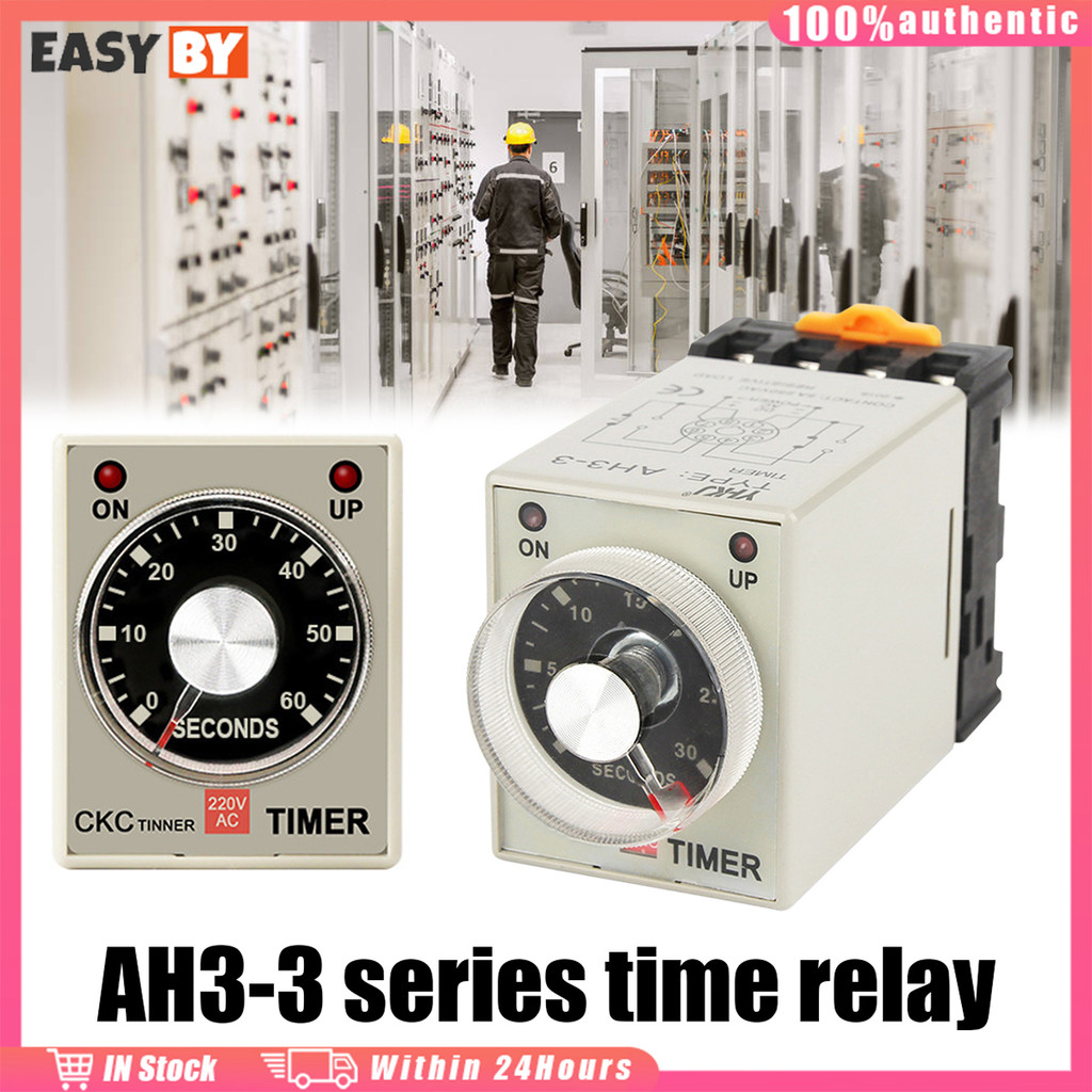 Rơle hẹn giờ giao hàng nhanh Ah3-3 220v