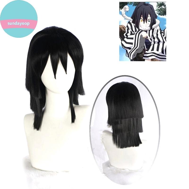 Sund Anime Iguro Obanai Cosplay Tóc Giả Trang Phục VN
