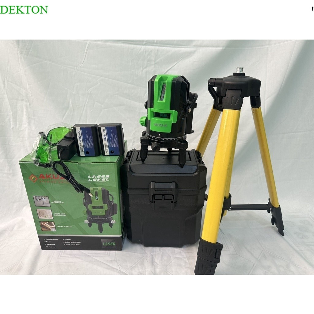 Máy bắn cốt,Máy lazer cân bằng 5 tia xanh Akuza lazer tia siêu sáng . DEK.TON